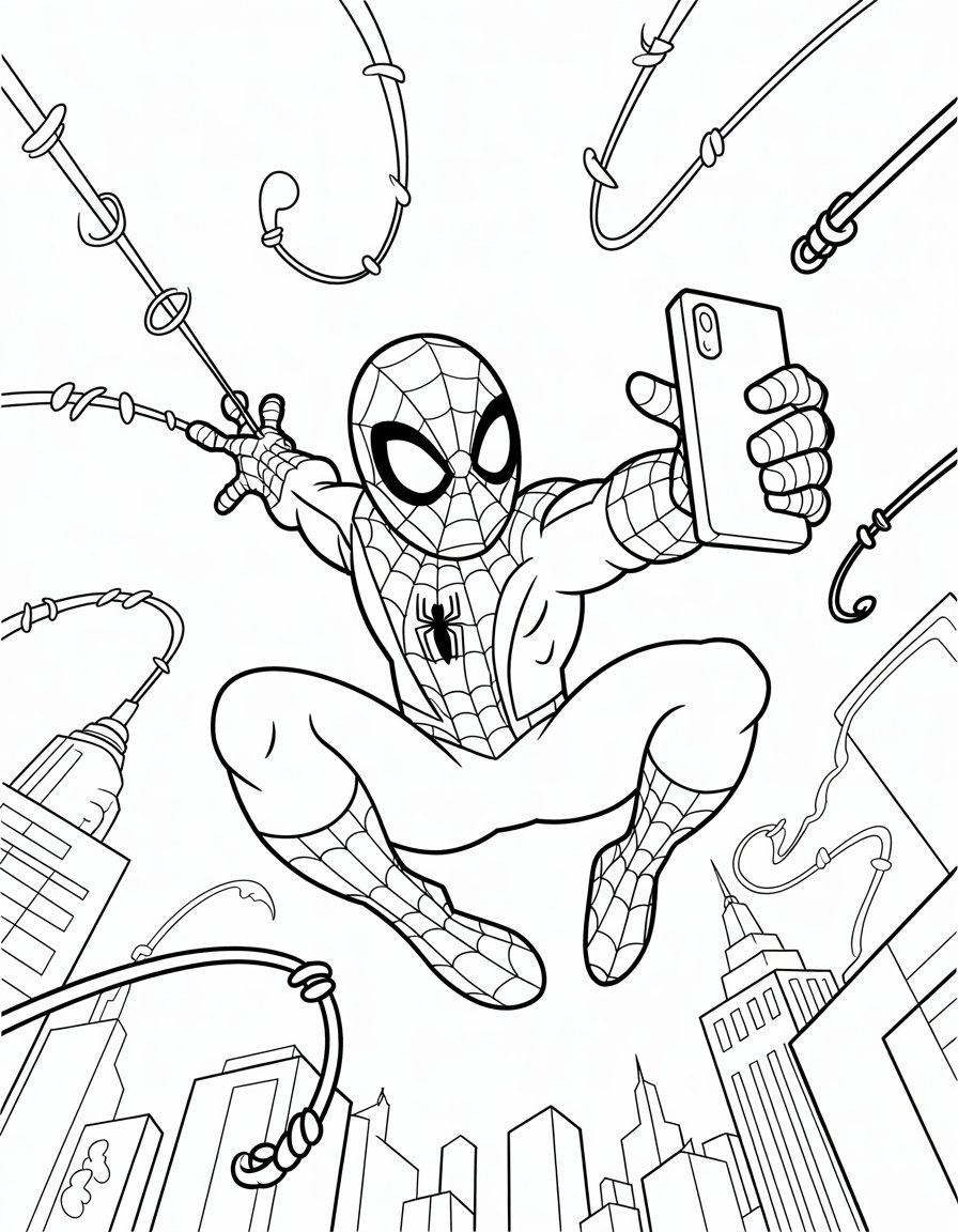 Movie Spider-Man Selfie